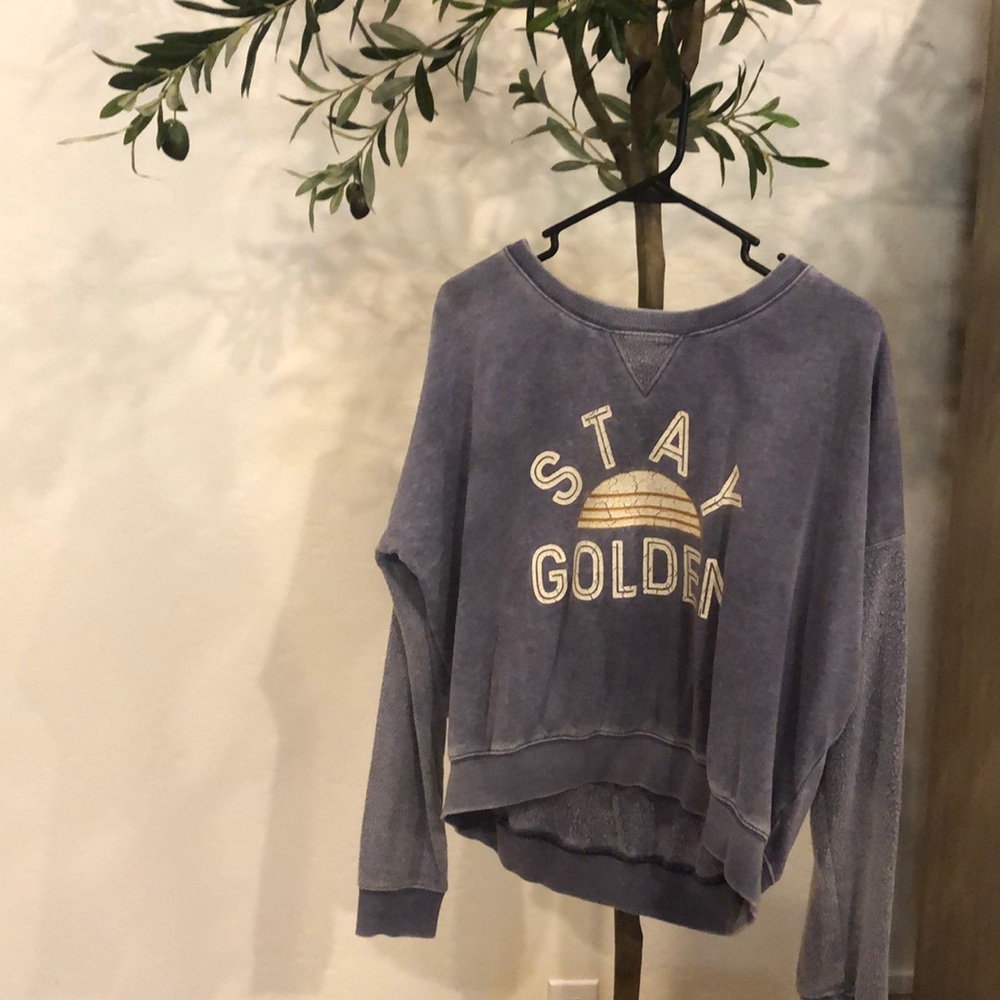“Stay Golden” Billabong Cropped Sweater